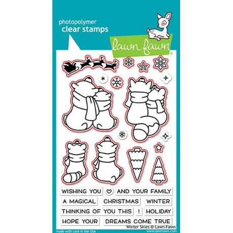 Winter skies - Timbro Lawn Fawn