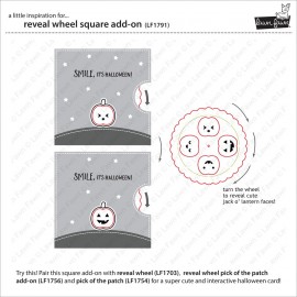 Reveal wheel square add-on - Fustella Lawn Fawn 2