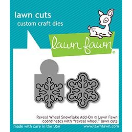 Reveal wheel snowflake add-on - Fustella Lawn Fawn