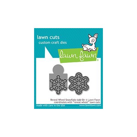 Reveal wheel snowflake add-on - Fustella Lawn Fawn