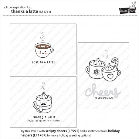 Thanks a latte - Timbro Lawn Fawn