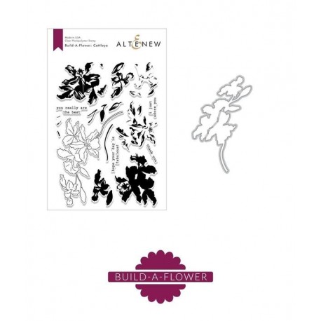 Build-A-Flower: Cattleya - Timbro e fustella di Altenew