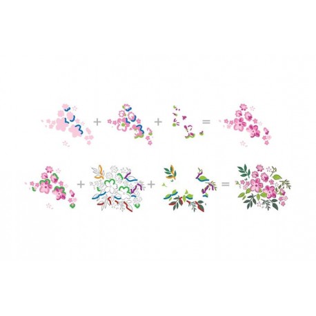 Ditsy Print Stamp Set - Timbro di Altenew