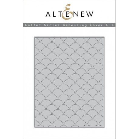 Dotted Scales Debossing Cover Die  - fustella di Altenew