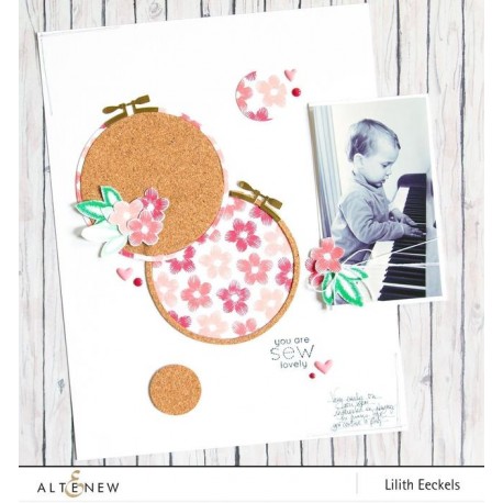 Circle Embroidery Hoop Die Set - fustella di Altenew