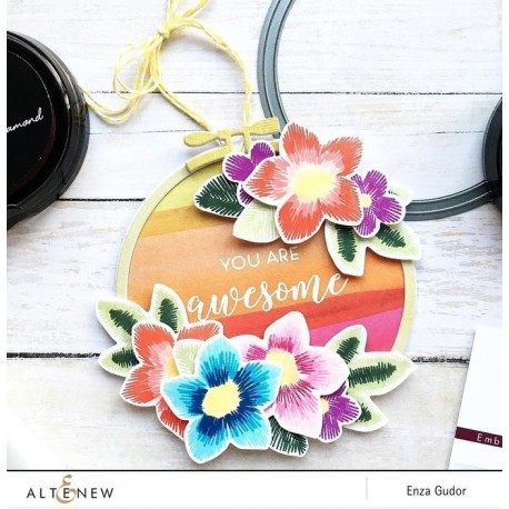 Circle Embroidery Hoop Die Set - fustella di Altenew