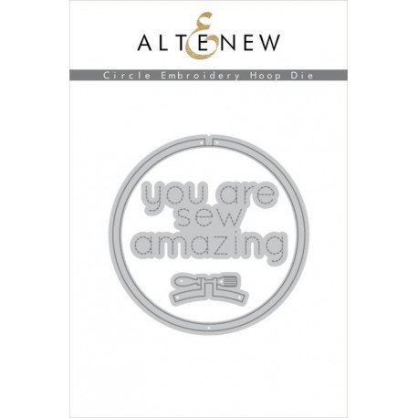 Circle Embroidery Hoop Die Set - fustella di Altenew