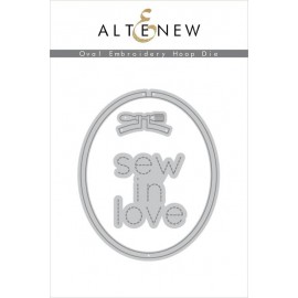 Oval Embroidery Hoop Die Set  - fustella di Altenew