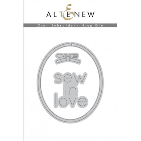Oval Embroidery Hoop Die Set  - fustella di Altenew