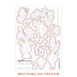 Let Love Grow Combo - Timbro e fustella di Waffle Flower 2