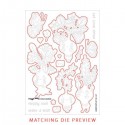 Let Love Grow Combo - Timbro e fustella di Waffle Flower