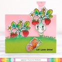 Let Love Grow Combo - Timbro e fustella di Waffle Flower