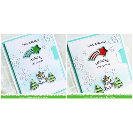 Reveal wheel shooting star add-on - Fustella Lawn Fawn