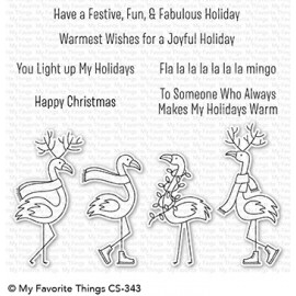 Festive Flamingos  - Timbro di My Favorite Things