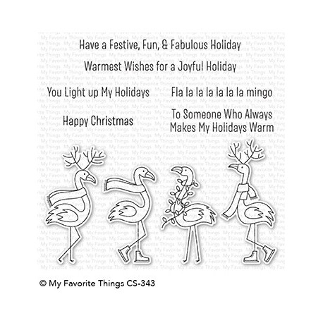 Festive Flamingos  - Timbro di My Favorite Things