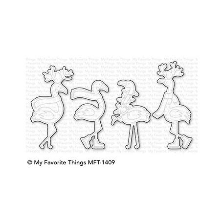 Festive Flamingos  - Timbro di My Favorite Things