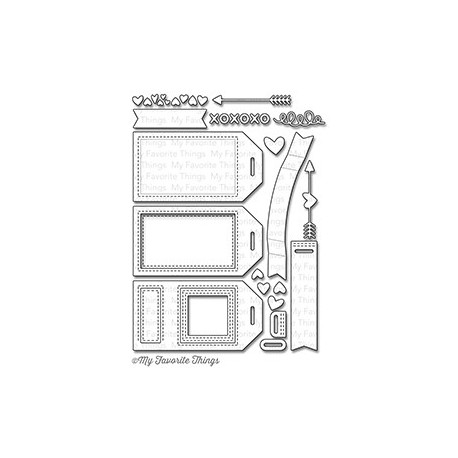Die-namics Tag Builder Blueprints 5 - Fustella My Favorite Things