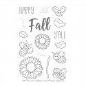 Happy Fall Y'all  - Timbro di Honey Bee Stamps