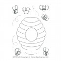 Bee Hive  - Timbro di Honey Bee Stamps