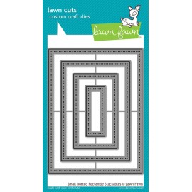 Small Dotted Rectangle Stackables - Fustella Lawn Fawn