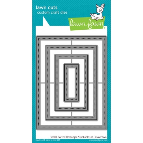 Small Dotted Rectangle Stackables - Fustella Lawn Fawn