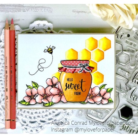 Sweet as Honey - Timbro di Honey Bee Stamps