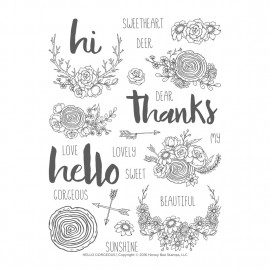 Hello Gorgeous - Timbro di Honey Bee Stamps