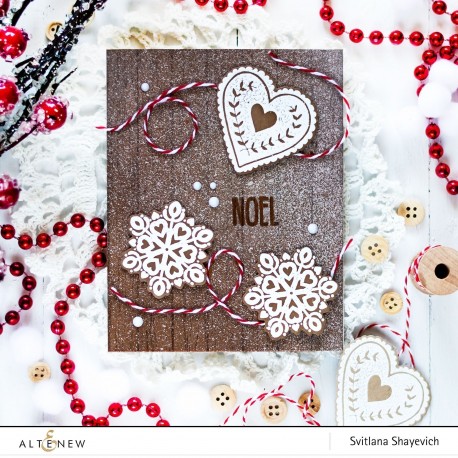 Peace Love Joy Stamp Set - Timbro e Fustella di Altenew