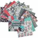 Blocco di carte First Edition Paper 12"x12" - "Jolly Holidays"