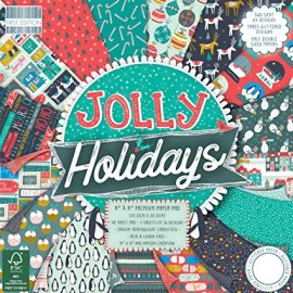 Blocco di carte First Edition Paper 12"x12" - "Jolly Holidays"