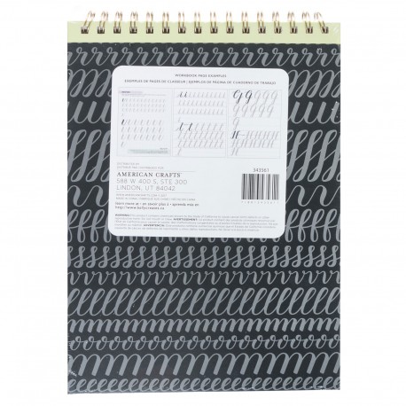 Learn Brush Workbook - Quaderno per lettering