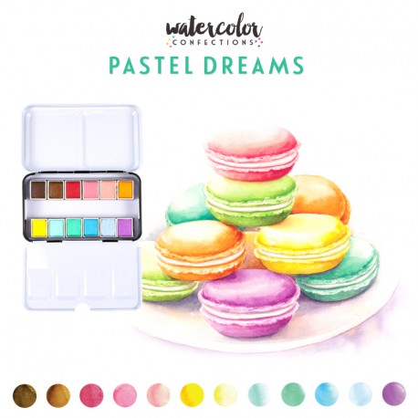 Watercolor Confections - Pastel di Prima Marketing