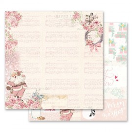 Carta per scrapbooking di Prima Marketing 12x12"  Santa Baby Collection