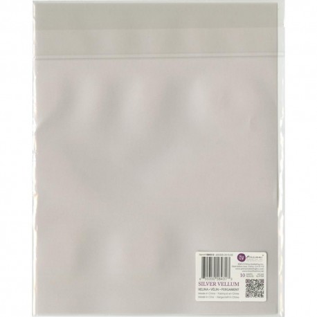 Vellum Sheets- Silver di Prima Marketing