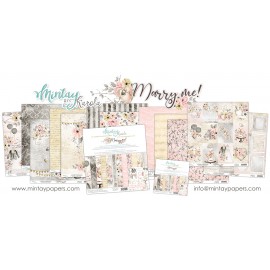 Carta per scrapbooking di Mintay by Karola -  "Marry Me" 2