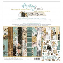 Carta per scrapbooking di Mintay by Karola -  "Life Stories"