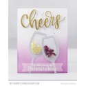 Wine Glass Shaker Window & Frame - Fustella di MFT Stamps