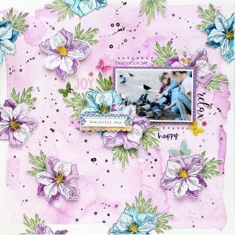 Build-A-Flower: Larkspur - Timbro di Altenew