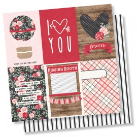 Carta di Simple Stories "Kissing Booth" - Vertical Elements