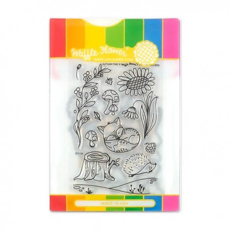 Autumn Time Combo - Timbro e fustella di Waffle Flower