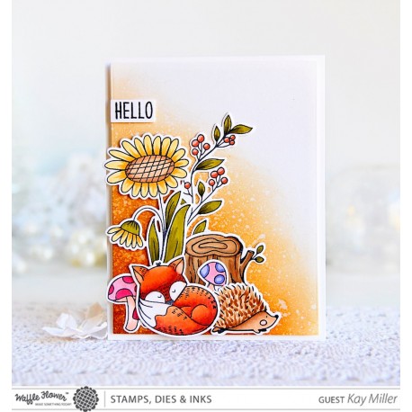 Autumn Time Combo - Timbro e fustella di Waffle Flower