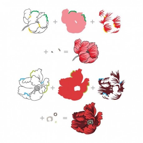 Build-A-Flower: Poppy - Timbro di Altenew