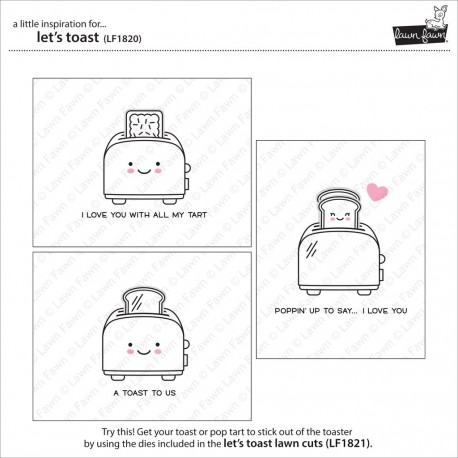 Let's toast - Timbro Lawn Fawn