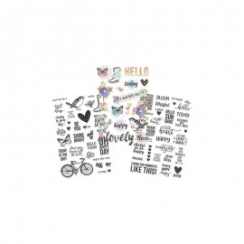 "Bliss" - clear Stickers Simple Stories 2