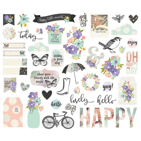 Carta per scrapbooking "Bliss" - di Simple stories