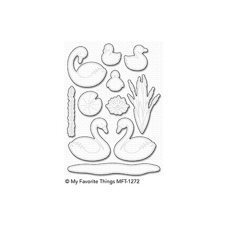 Splendid Swans Die-namics - Fustelle di My Favorite Things