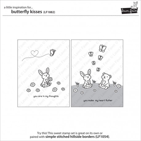 Butterfly kisses - Timbro Lawn Fawn