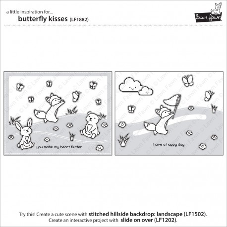 Butterfly kisses - Timbro Lawn Fawn