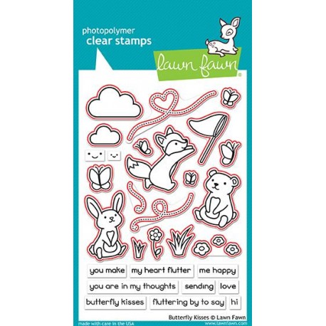 Butterfly kisses - Timbro Lawn Fawn