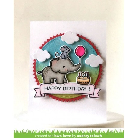 Zig Zag Circle Stackables - Fustella Lawn Fawn